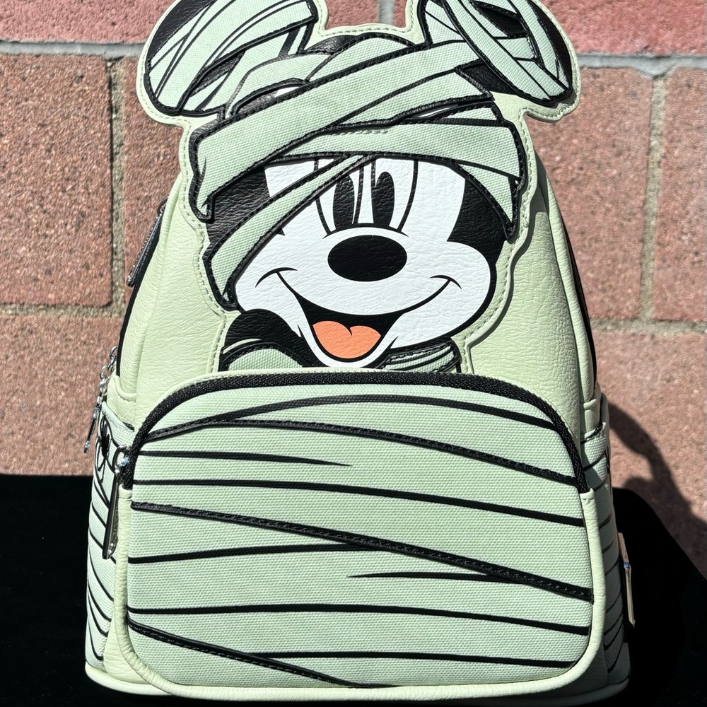 Loungefly Disney Mummy Mickey Glow Cosplay Mini Backpack